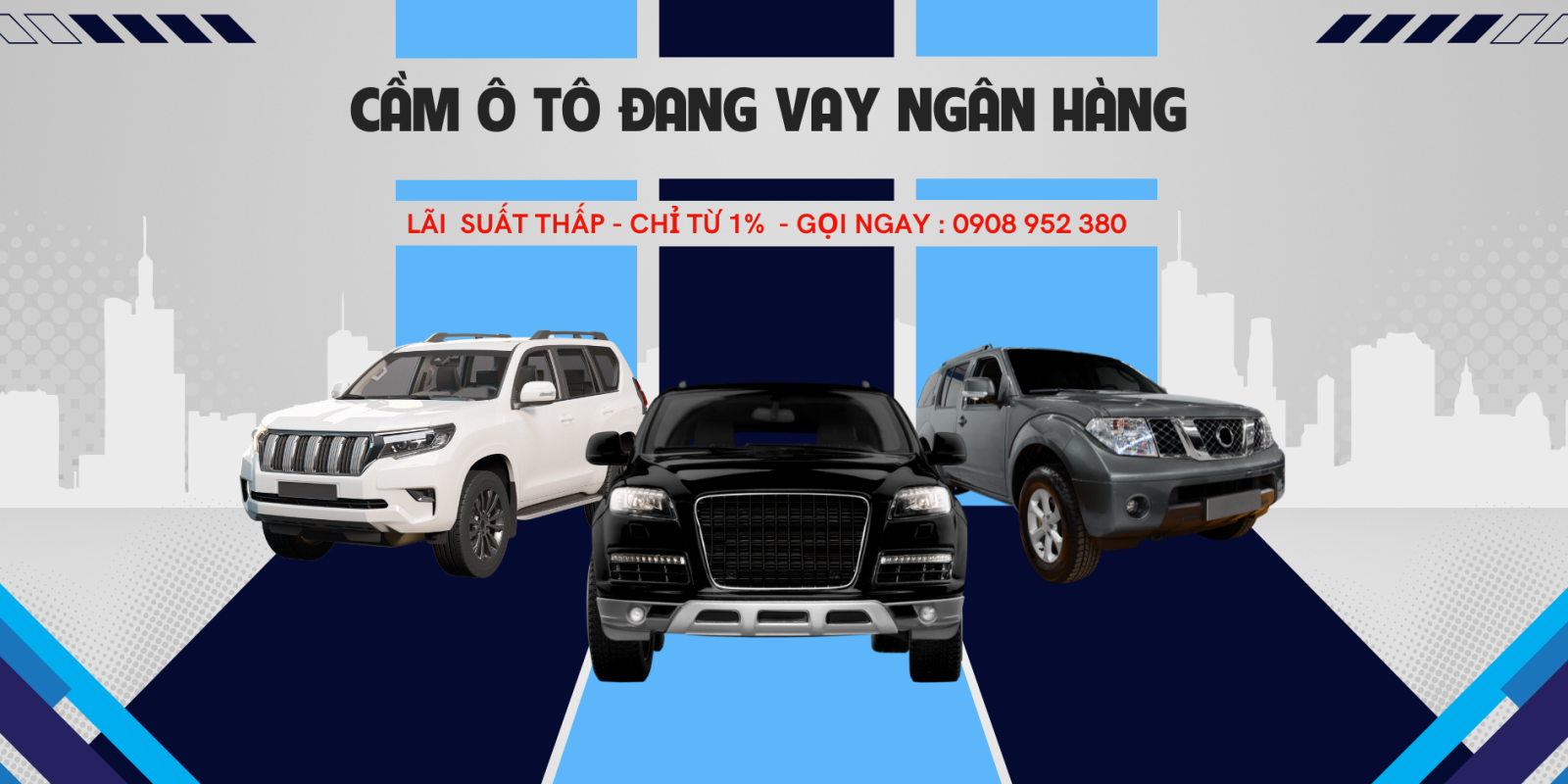 Cầm xe ô tô đang trả góp uy tín